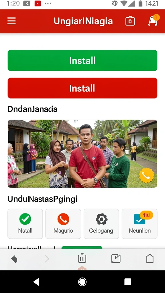 Screenshot ungutoto nomor 2